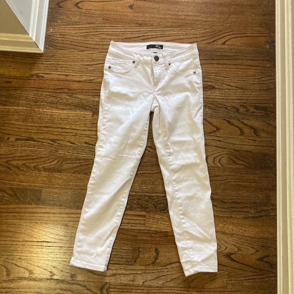 White Cropped Jeans